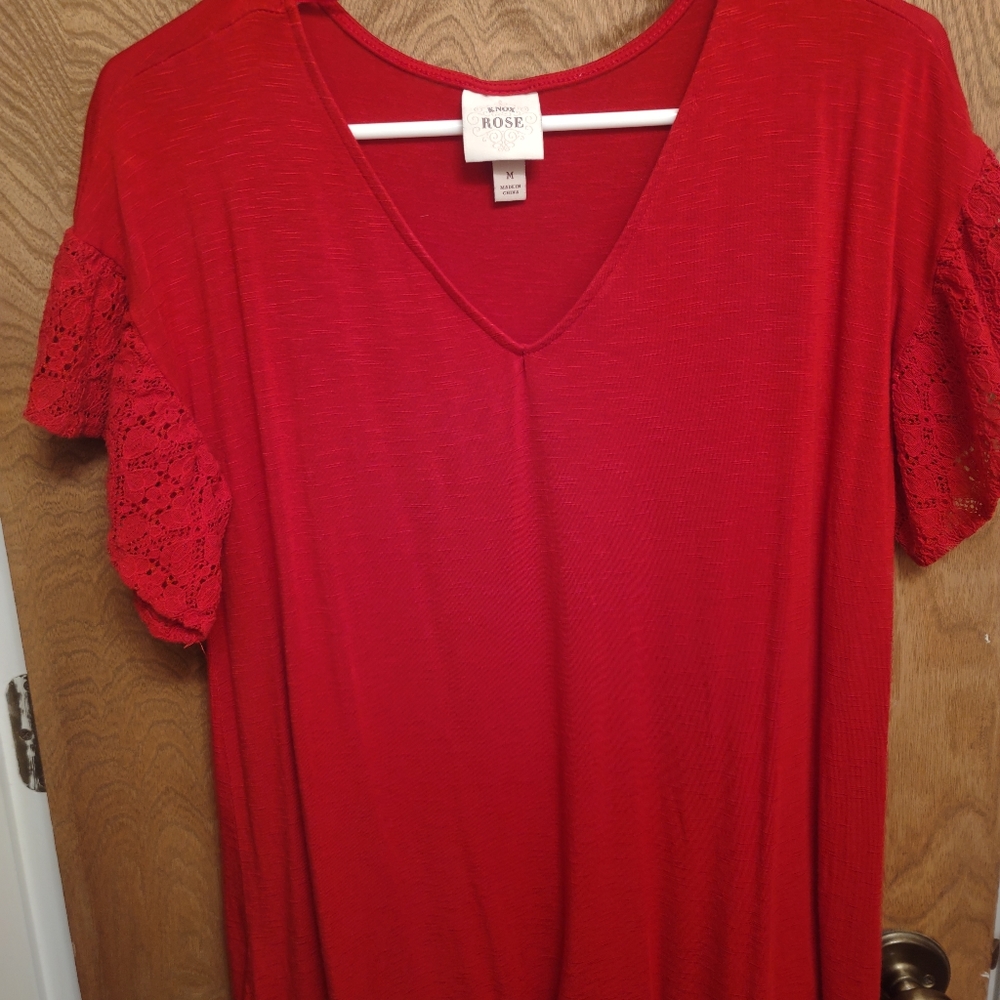 Knox Rose Red Top